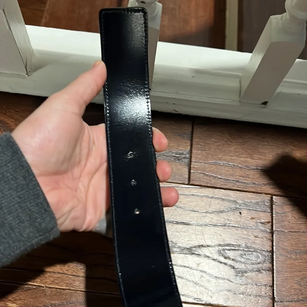 Gucci web accent belt measurements in photos